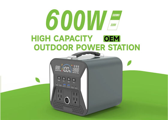 1000W Usb Type C Dc Ac 600w Lithium Portable Power Station Short Circuit Overload