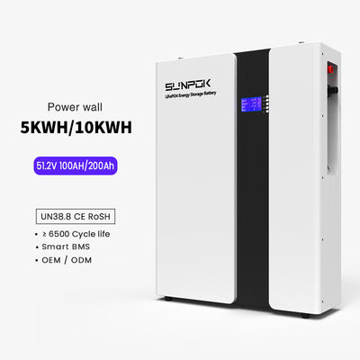 Solar Energy Storage System 48V 100ah 200ah 5kwh 10kwh Home Solar Battery 48v Lifepo4 Lithium Ion Battery