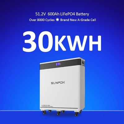 Hot Sale 51.2V 600AH Split Hybrid Grid CAN Communication Home Energy Storage System LiFePO4 Solar Storage Battery