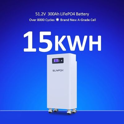 48V 300Ah 314Ah Solar Lithium Battery Pack 15kwh Solar Energy System 51.2V 300Ah LiFePO4 Energy Storage Battery