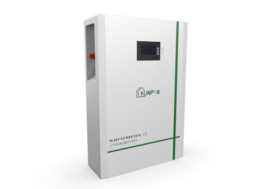 พลังงานแสงอาทิตย์ 48V แบตเตอรี่ลิเธียมไอออน 100ah Lifepo4 5.12 Kwh พร้อมระบบ BMS