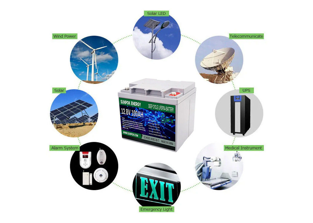 แบตเตอรี่รอบลึก AGM 12v 24v 50ah 100ah 150ah 200ah LiFePO4 แบตเตอรี่รอบลึก