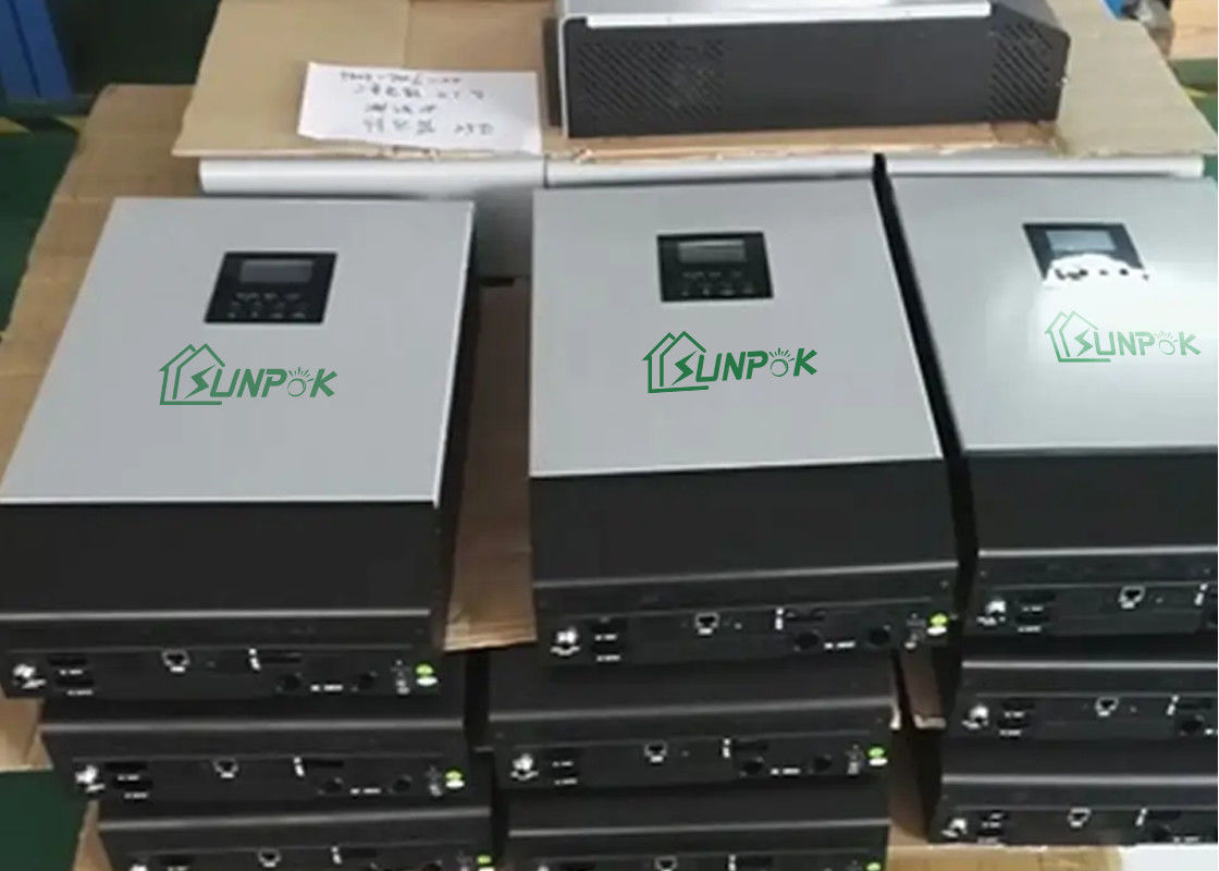 IP32 Off Grid Inverter ขนาด 5kw 8kw 10kw 12kw พร้อม Mppt Solar Charge Controller