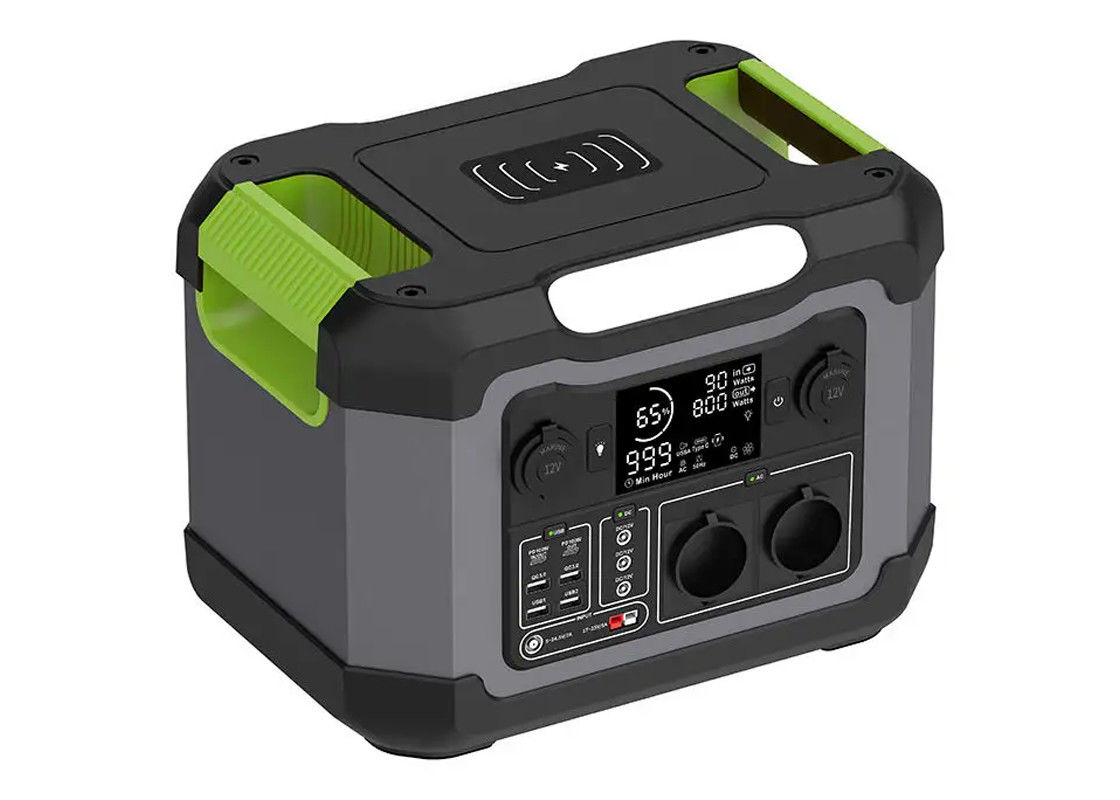 1000W 1200W 2000W แหล่งจ่ายไฟกลางแจ้งชุดแบตเตอรี่ Li Ion Lifepo4 แบบพกพา