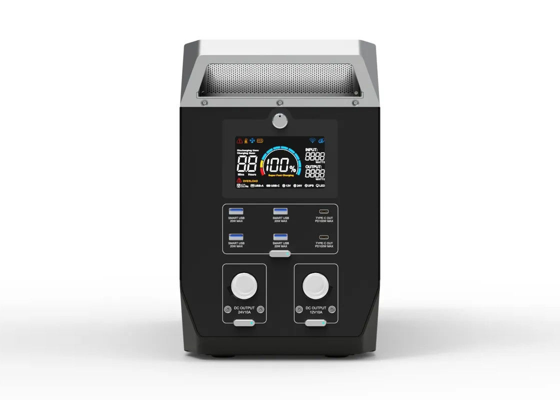ขายส่ง 110v 220v ธนาคารพลังงานแสงอาทิตย์แบบพกพาชาร์จ 150w 200w 300w 500w 1000w