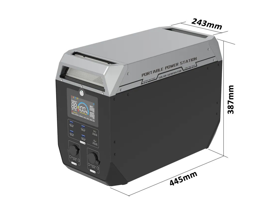 2000W House Lamp Charger Power Bank ชุดพกพาระบบพลังงานแสงอาทิตย์สำหรับการตั้งแคมป์ในชนบท