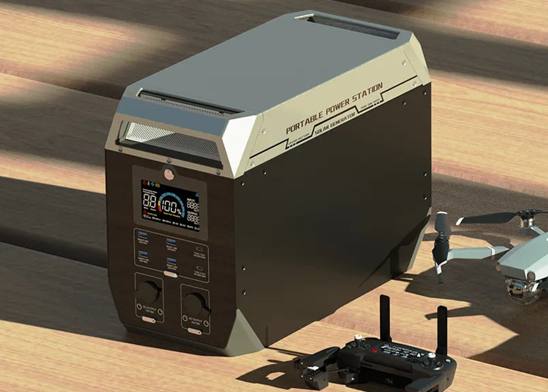ประเภท C อินพุต 2000w ลิเธียมแบบพกพา Power Station แบตเตอรี่ Power Bank
