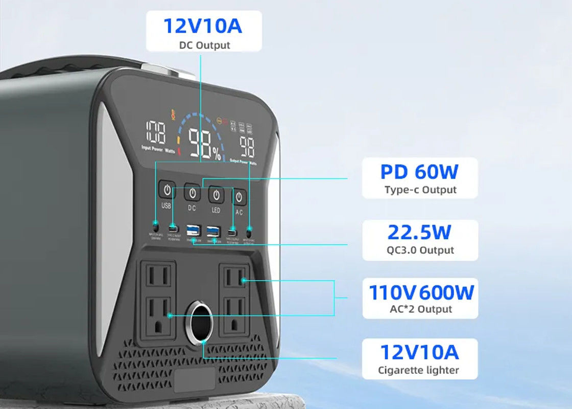 1000w Mobile Powerstation Camping Bank ที่เก็บพลังงานแบบพกพาแหล่งจ่ายไฟกลางแจ้ง
