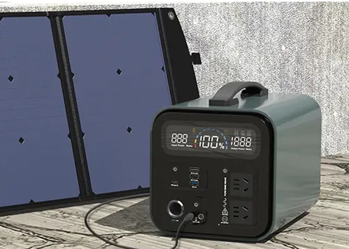 Dc Ac 500W 600w 1000W แบตเตอรีลิเธียมแบตเตอรีแบบพกพา Power Station รองรับการชาร์จอย่างรวดเร็ว