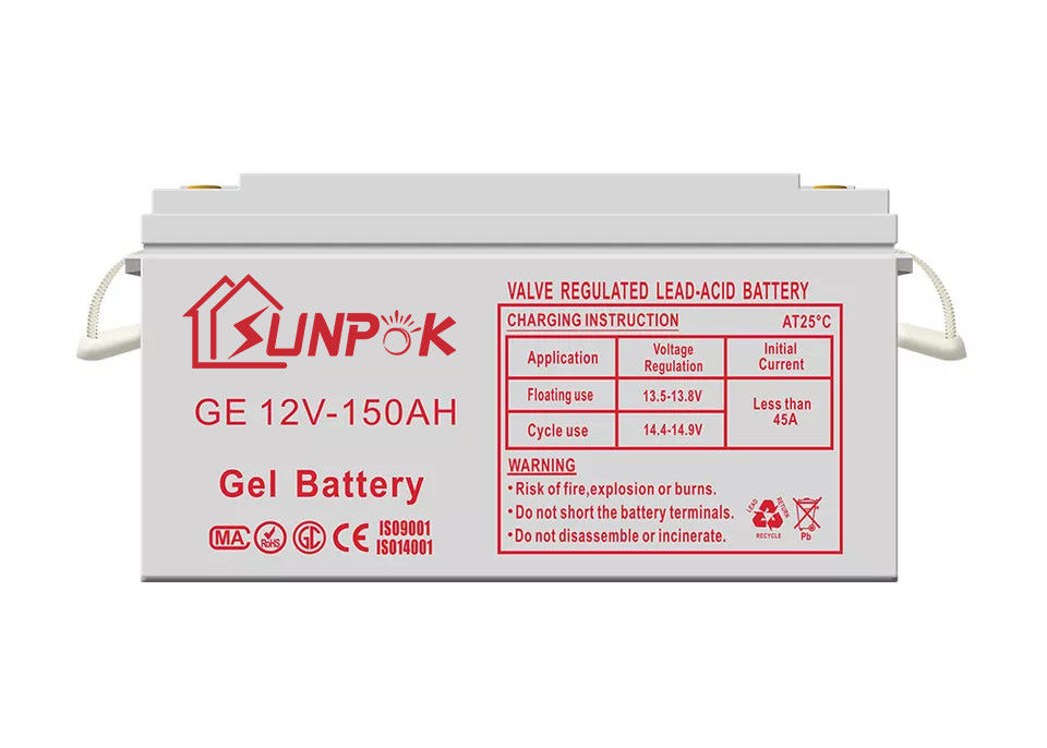 UN38.3 200Ah 12V แบตเตอรี่เจลสำหรับ RV และที่เก็บพลังงานแสงอาทิตย์