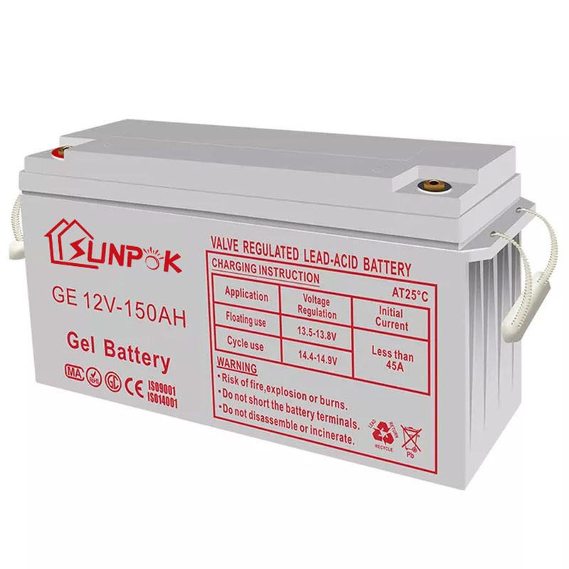 Subpok แบตเตอรี่ Deep Cycle Solar Gel แบบชาร์จไฟได้ 12v 250ah 200ah 100ah แบตเตอรี่ Deep Cycle Gel