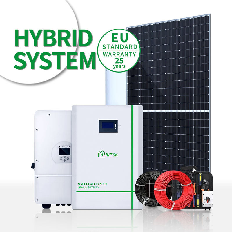 Sunpok ระบบพลังงานแสงอาทิตย์ในบ้าน 10kw 30kw 50kw 90kw ระบบแผงเซลล์แสงอาทิตย์ในบ้าน ระบบพลังงานแสงอาทิตย์ในประเทศ