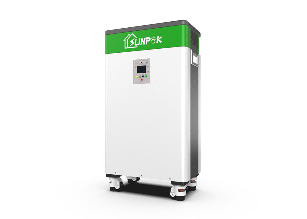 6000 รอบ All In One ESS 48V 51.2V 100AH ​​200ah แบตเตอรี่เก็บพลังงานและอินเวอร์เตอร์