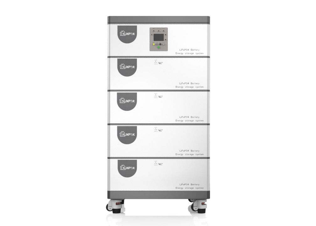 SUNPOK ระบบพลังงานแสงอาทิตย์ ESS ออลอินวัน 5kW 10kWh LiFePO4 ระบบจัดเก็บแบตเตอรี่
