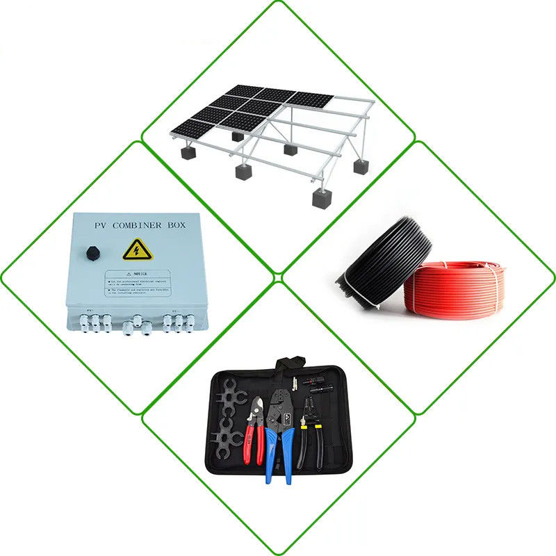 MSDS ระบบจัดเก็บแบตเตอรี่พลังงานแสงอาทิตย์ 3kw 5kw 6kw 8kw 10kw 24v Off Grid Solar System