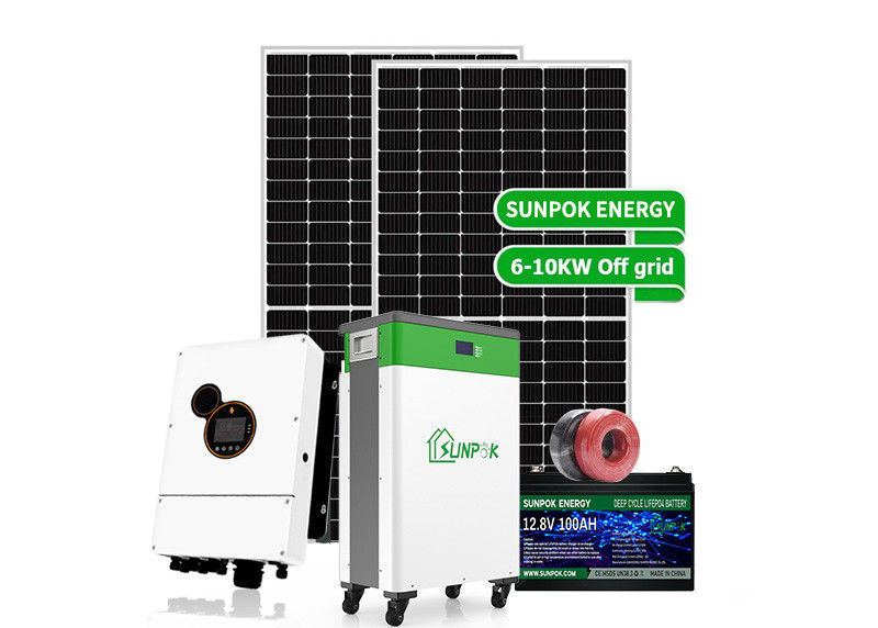 Off Grid Thin Film Solar Panels For Home 200ah 300ah ระบบติดตั้งแผ่นแสงอาทิตย์ที่ปรับได้