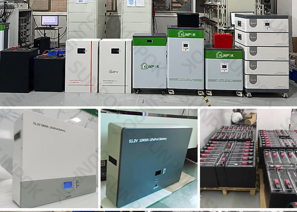 ระบบเก็บพลังงานลิทธิียมติดผนัง สําหรับบ้าน โซลาร์ 3000kw 5000kw ระบบเก็บลิทธิียมไอออน
