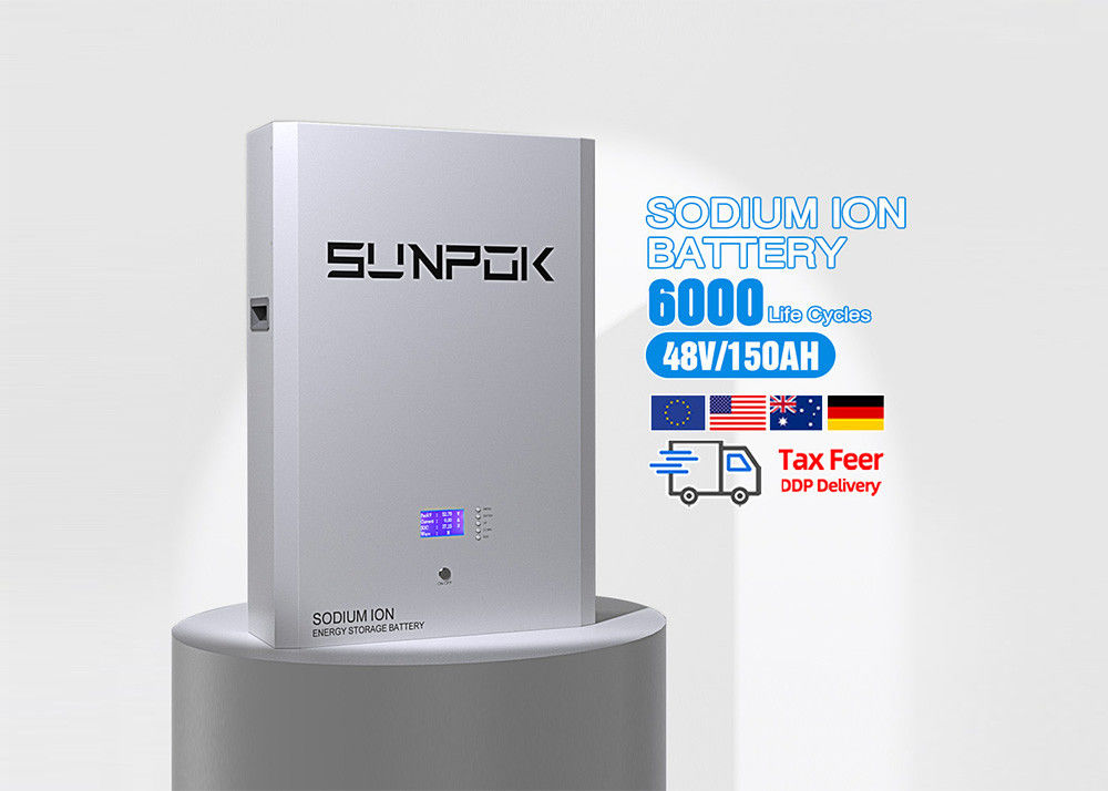 แบตเตอรี่ไอออนโซเดียม Sunpok 98% ประสิทธิภาพการชาร์จ / การชาร์จ 5-30 KWh ระยะกําลังการออก