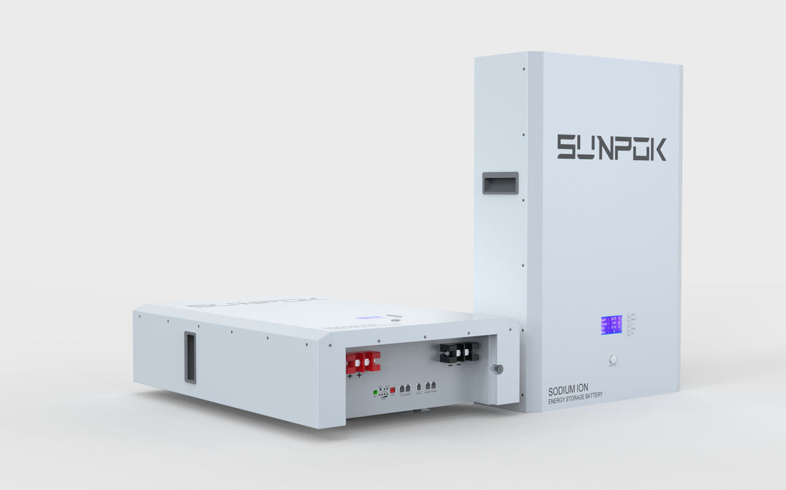 ความดันเฉพาะ 48V 51.2V แบตเตอรี่โซเดียมไอออนที่กําหนดเอง ความปลอดภัยสูง