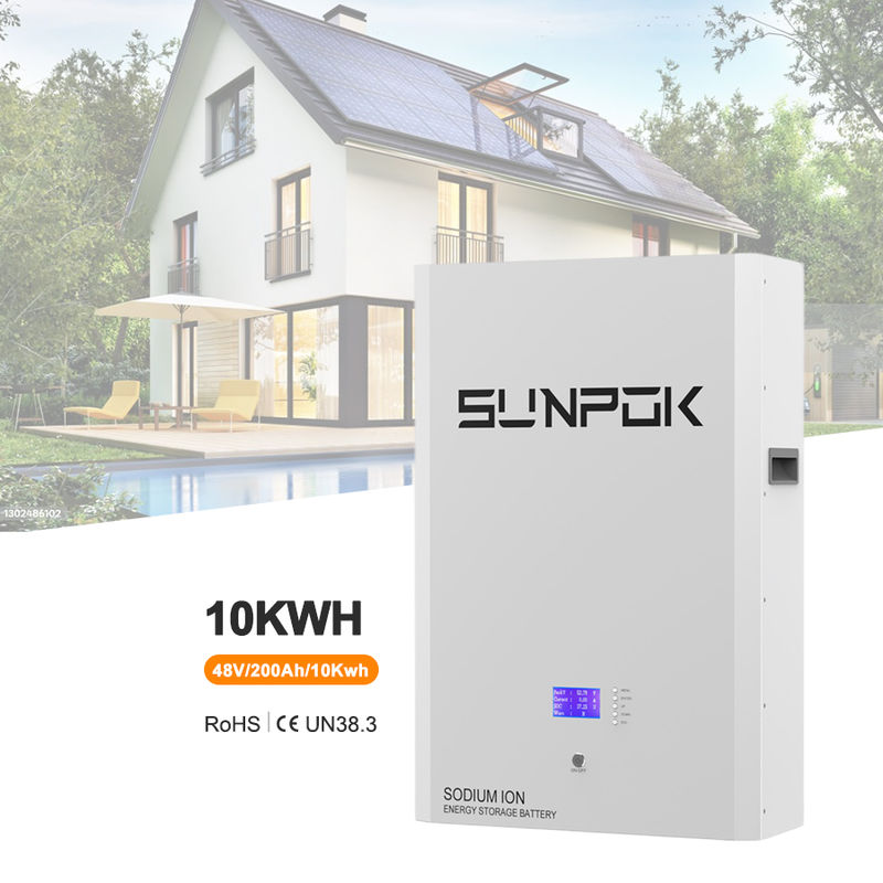 ความดันเฉพาะ 48V 51.2V แบตเตอรี่โซเดียมไอออนที่กําหนดเอง ความปลอดภัยสูง