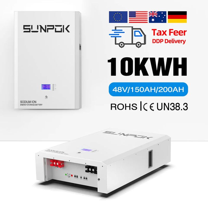 รุ่น SP-48100-BG-NA แบตเตอรี่ไอออนโซเดียมที่มีความจุสูง
