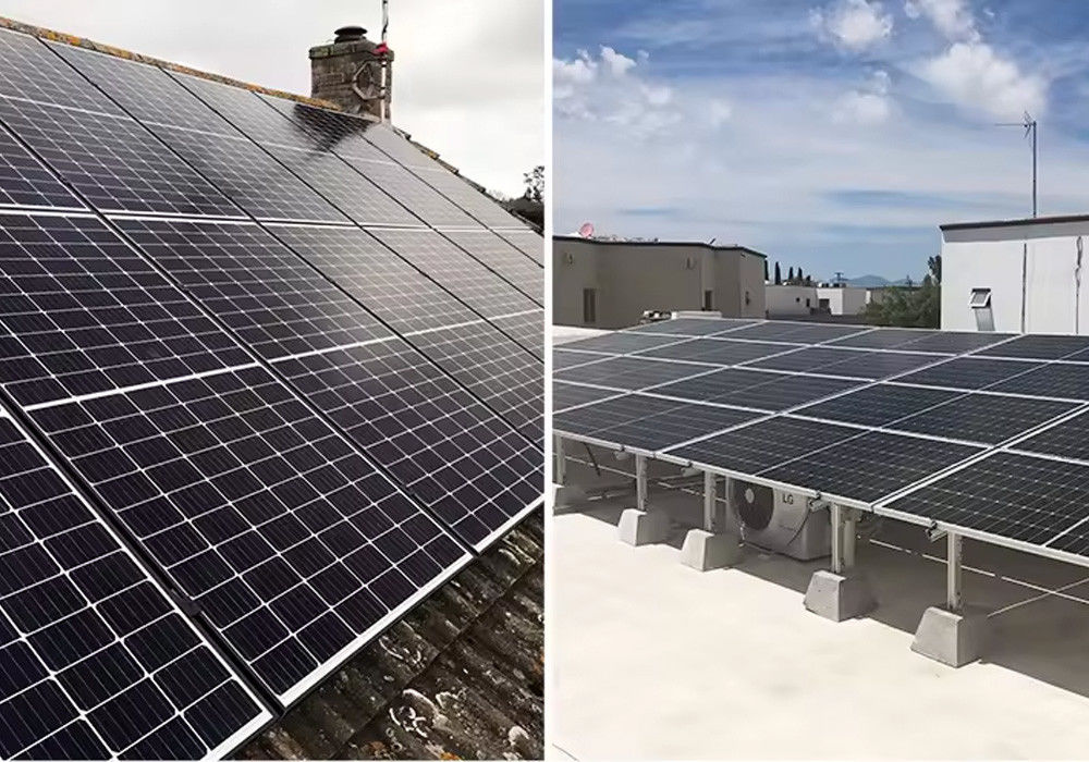 ระบบพลังงานแสงอาทิตย์แบบไฮบริด 30kw 20kw 10kw ระบบเก็บพลังงาน 3 ขั้นตอน 40kwh ระบบพลังงานแสงอาทิตย์แบตเตอรี่ลิเดียม