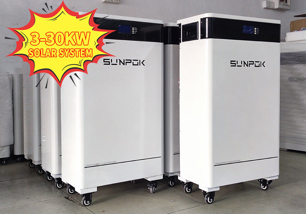 ระบบพลังแสงอาทิตย์อุตสาหกรรมไฮบริด 15 kw 20kw 30kw 50kw 100kw ระบบพลังแสงอาทิตย์ 1000w 2000w 3000w