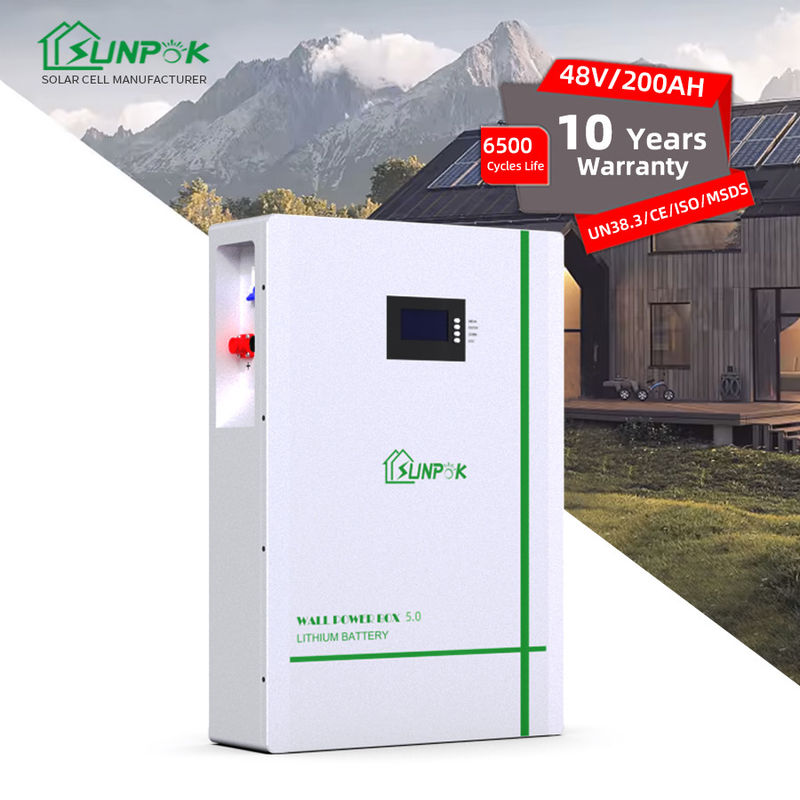 5kwh 10kwh แบตเตอรี่ลิธีโอระบบแสงอาทิตย์ 48v 51.2v 100ah 200ah แบตเตอรี่เก็บพลังงานบ้าน