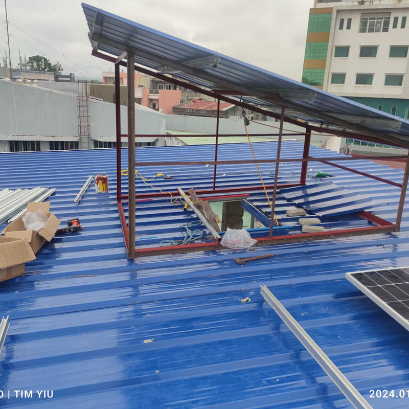 ราคาแผ่นแสงอาทิตย์ 500W 540W 545W 550 วัตต์ แผ่นแสงอาทิตย์ Photovoltaic Pv สองหน้า 550W 600W 670W 700W