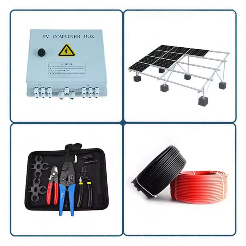 ระบบพลังแสงอาทิตย์ Off Grid 5KW 10KW 20KW โรงงานอุตสาหกรรมพาณิชย์ สําหรับขาย ระบบพลังแสงอาทิตย์