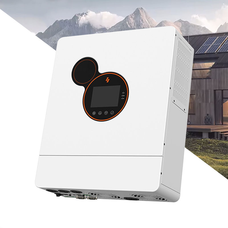 8.2KW 10.2KW DC 220/230V AC สะอาด Sine Wave โซลาร์ MPPT สอง ON / OFF Grid ไฮบริดโซลาร์ อินเวอร์เตอร์