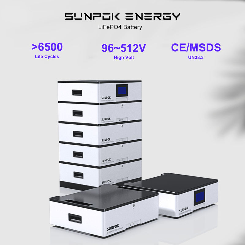 ระบบพลังงานดวงอาทิตย์บ้านแบบแบบพับ 51.2v 200ah แบตเตอรี่เก็บพลังงาน 10kwh 20kwh 30kwh