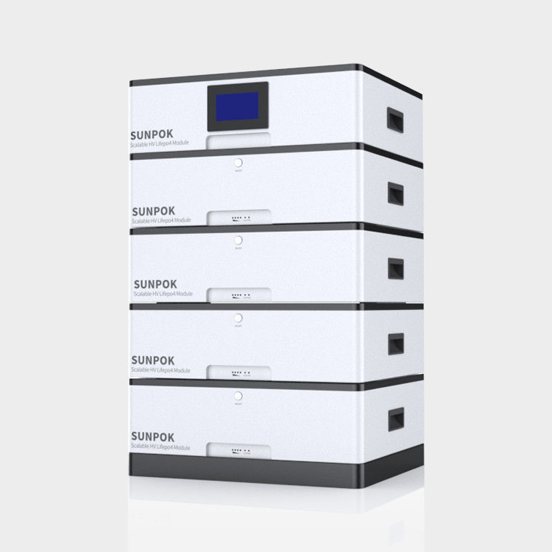 แบตเตอรี่เก็บพลังงานแบบจําลองที่สามารถต้อนกันได้ แบตเตอรี่ 48V 10kwh 20kwh 400Ah แบตเตอรี่บ้านความดันสูง