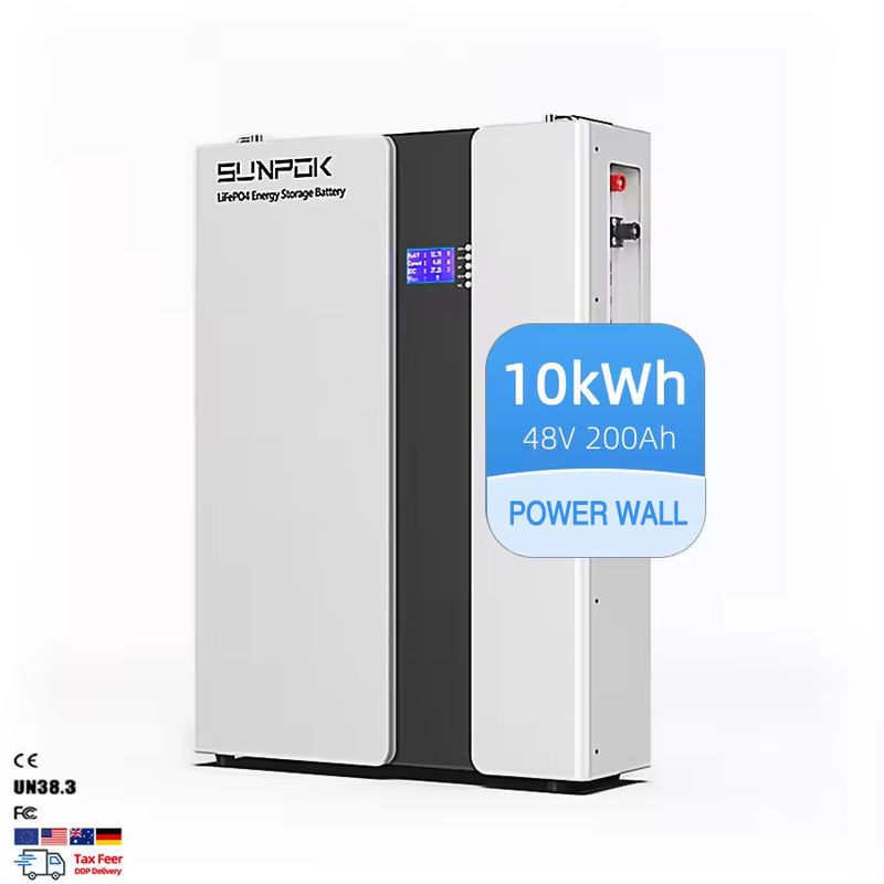 EU Stock แบตเตอรี่ที่เก็บพลังงานแสงอาทิตย์ 48V 5Kwh 100Ah 200Ah แบตเตอรี่ไอออนลิตியம்สําหรับบ้าน