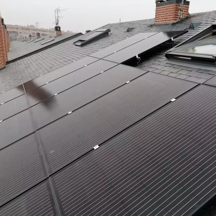ระบบพลังงานดวงอาทิตย์แบบไฮบริด สําหรับบ้าน 5KW 8KW 10KW 12KW แผ่นพลังงานดวงอาทิตย์ครบครัน
