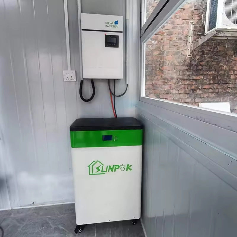 วงจรลึก LiFePO4 แบตเตอรี่ไอออนลิเดียมะ surya 10kwh 48v 200ah ระบบพลังงานแสงอาทิตย์บ้าน