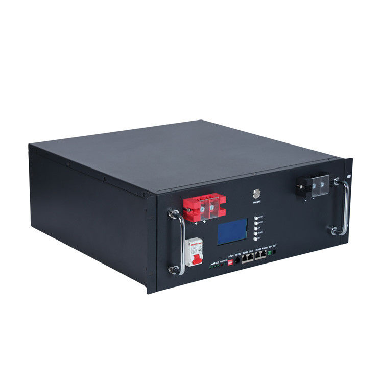 แบตเตอรี่ฟอสฟาตชนิดลิเดียมเหล็ก 48V 100AH แผ่นแสงอาทิตย์บ้าน ไอนลิเดียม