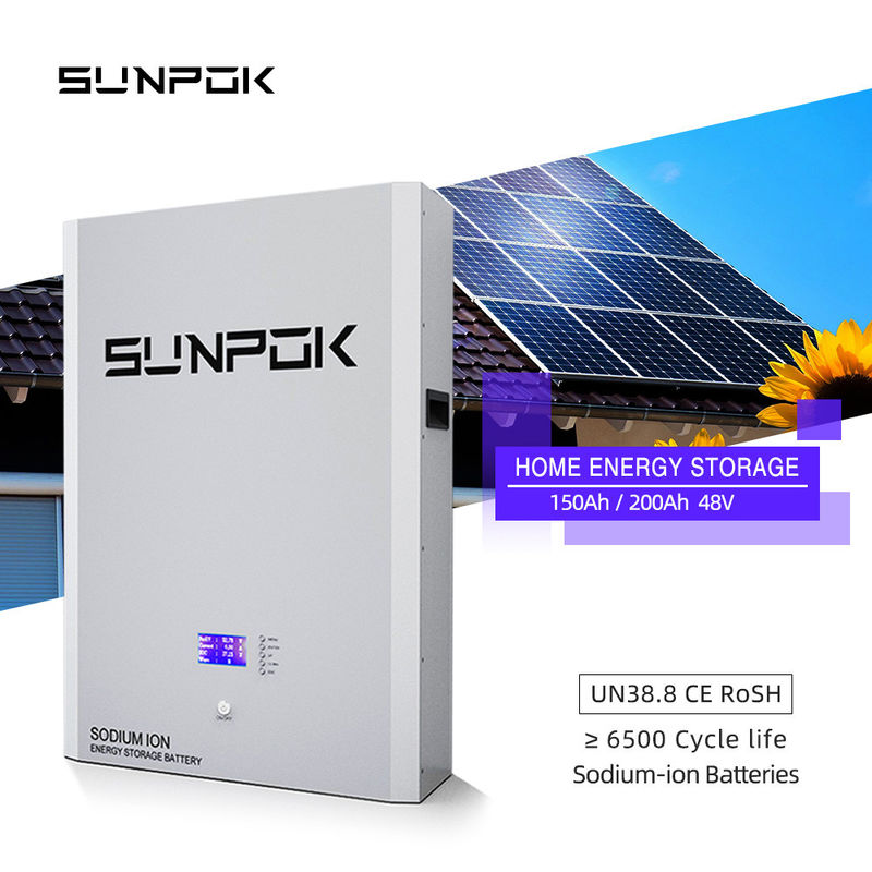 Powerwall 48V 10KWh แบตเตอรี่สําหรับบ้าน 200Ah ความจุชื่อ นาเดียมไอออน เทคโนโลยีสําหรับการเก็บพลังงานแสงอาทิตย์
