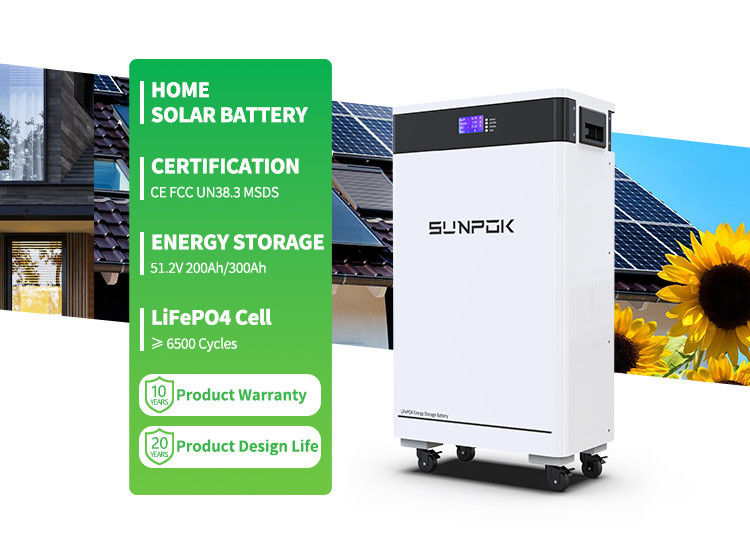 แบตเตอรี่แสงอาทิตย์ ไลฟ์โป 4 6kw บีด แบตเตอรี่แสงอาทิตย์ลิเดียม 48v 200ah 300ah