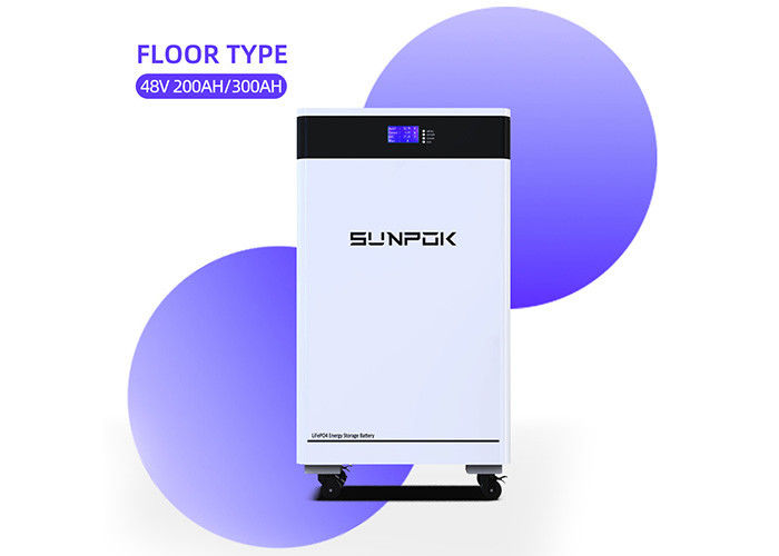 แบตเตอรี่ที่ดีที่สุดสําหรับระบบแสงอาทิตย์ Sunpok 48v 200ah 300ah แบตเตอรี่ลิตยูไอออนวงจรลึก