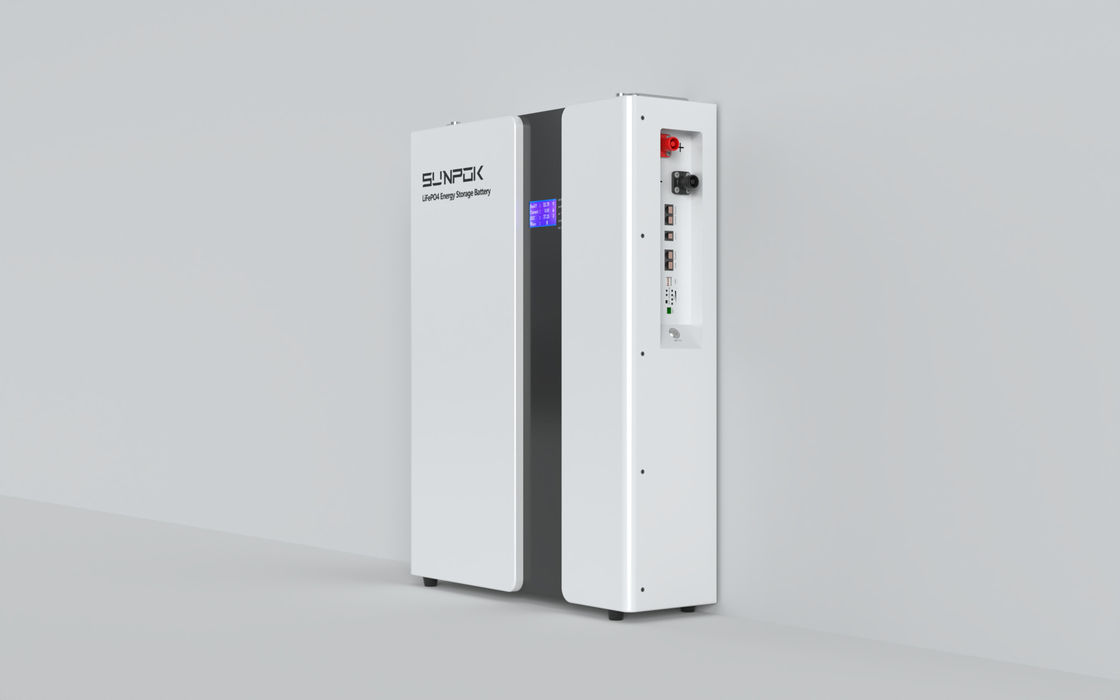 ซันป็อก สหรัฐอเมริกา คลังสินค้า แบตเตอรี่ไอออนลิธีਅਮ 48 วอท 10KWH 51.2 วอท 200Ah ระบบแสงอาทิตย์