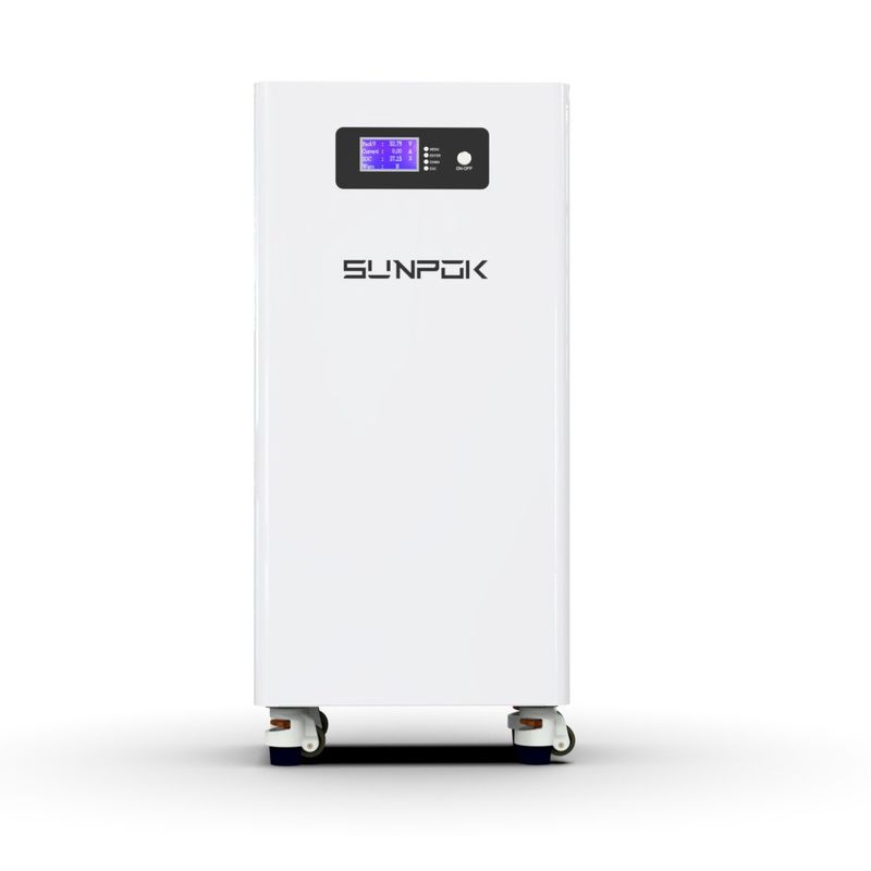 ระบบพลังแสงอาทิตย์ บ้าน 15kwh แบตเตอรี่ลิธี 48V 300Ah พร้อมล้อ 51.2v 15kwh 30kwh แบตเตอรี่เก็บพลังงานลิธี สําหรับบ้าน