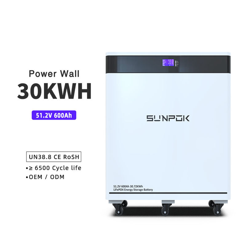 51.2V 30Kwh 600Ah 48V พลังงานแสงอาทิตย์ 30KW แบตเตอรี่ 48 วอลต์ แบตเตอรี่ไอออนลิตียม แบตเตอรี่บ้าน สําหรับระบบพลังงานแสงอาทิตย์
