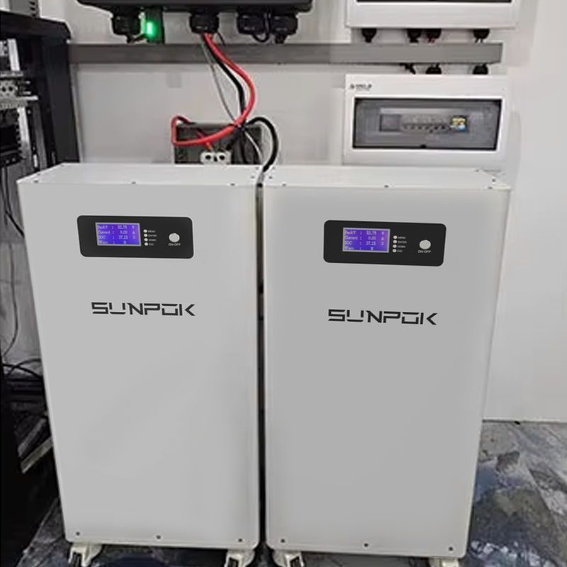 15KWh แบตเตอรี่บ้าน 51.2V 15kw แบตเตอรี่ลิตিয়ামไอออน 300Ah LFP Lifepo4 48V แบตเตอรี่แสงอาทิตย์