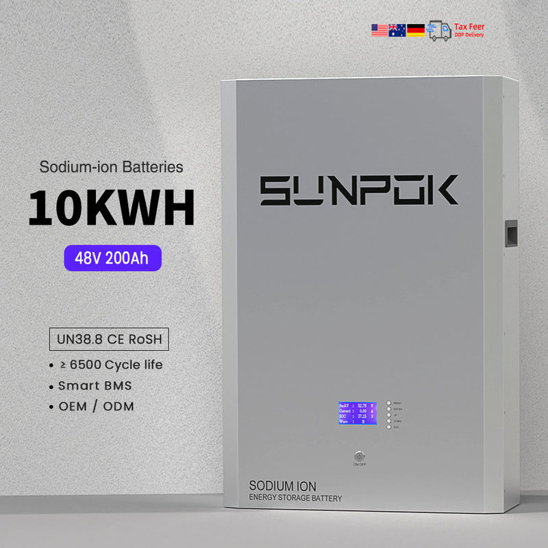 48V 10kwh แบตเตอรี่โซเดียมไอออน แบตเตอรี่เก็บโซเดียม NA ไอออน แบตเตอรี่พลังงานแสงอาทิตย์ แบตเตอรี่กําแพงพลังงานโซเดียมไอออน แบตเตอรี่ชาร์จใหม่