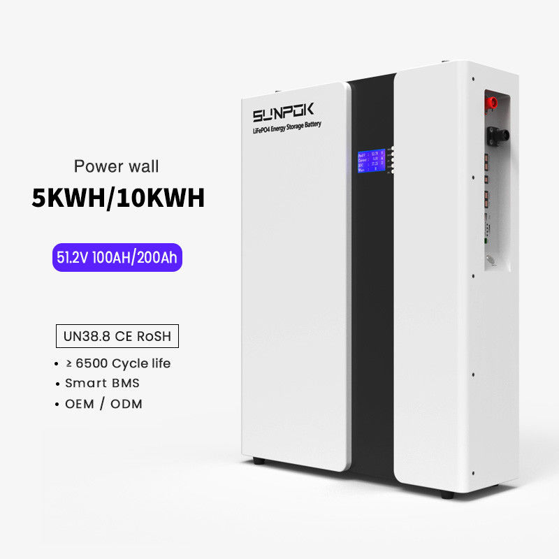 Home Lifepo4 แบตเตอรี่เก็บพลังงานแสงอาทิตย์ 200Ah 48V 10kWh แบตเตอรี่ไฟฟ้าผนังลิตยูมไอออน Lifepo4 แบตเตอรี่ With Best Price