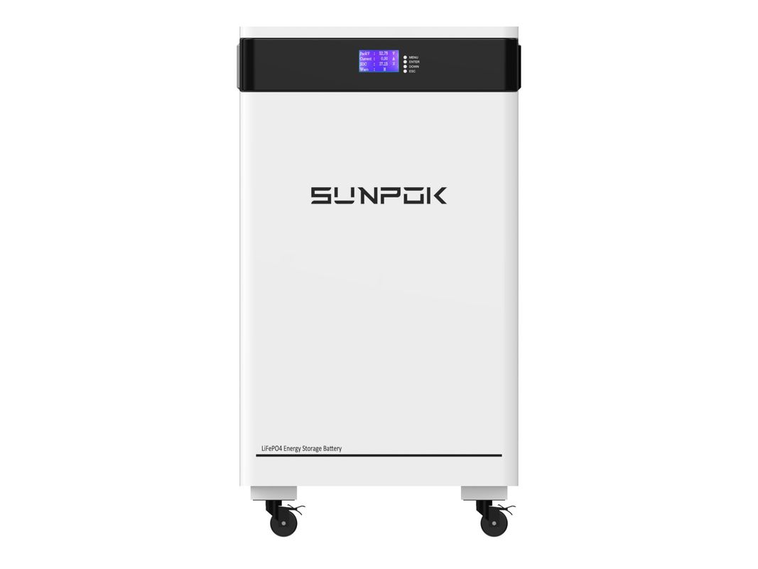 คุณภาพสูง 48V 300ah 15Kwh แบตเตอรี่แสงอาทิตย์ลิตยูม