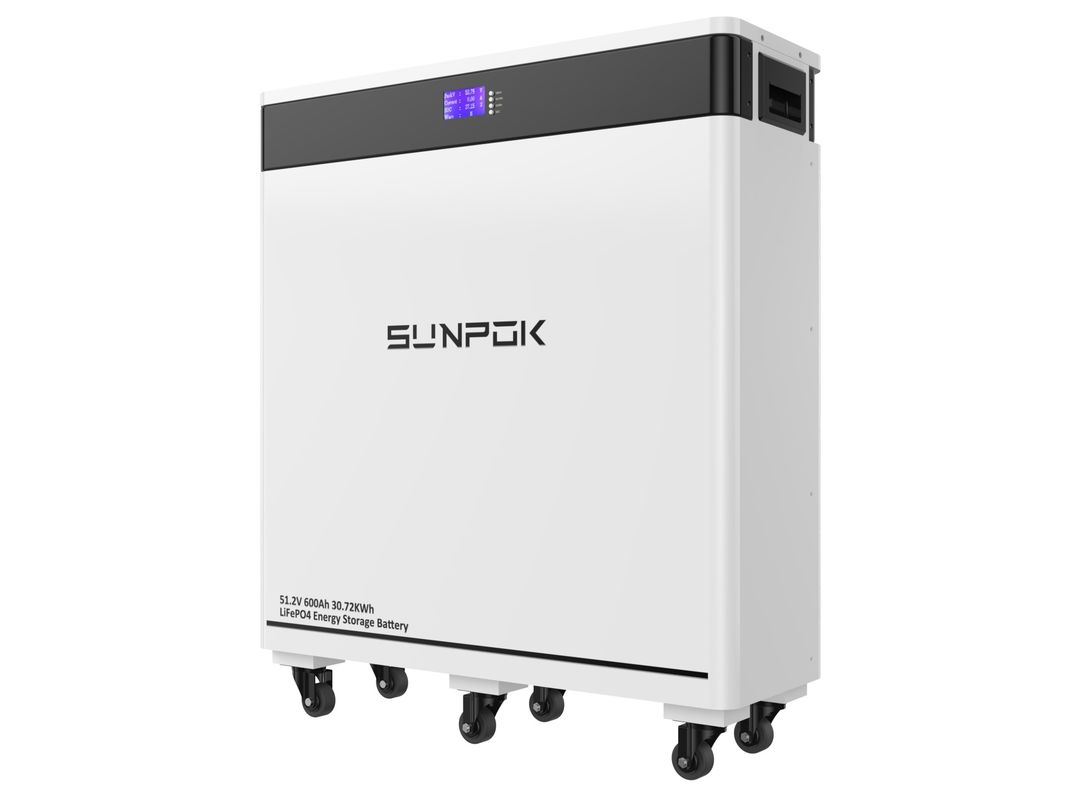 2025 NEW 30KW วงจรลึก 600AH ขับเคลื่อนที่ติดพื้น LiFePO4 51.2V แบตเตอรี่ลิตยูมไอออน แพ็คพลังงานที่บ้าน