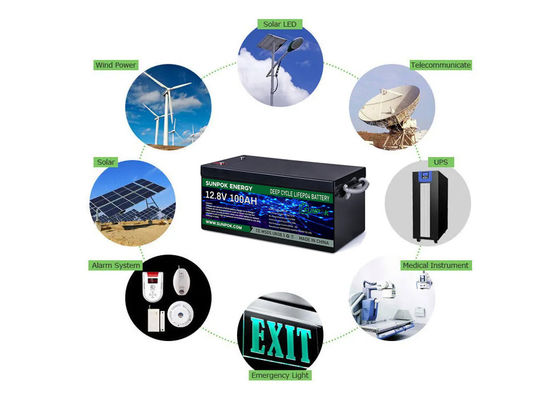 12v 100ah 150ah 200ah Deep Cycle Battery Polymer Lithium Iron Battery