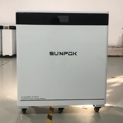 ระบบจัดเก็บพลังงานแสงอาทิตย์ภายในบ้านแบบติดตั้งบนพื้น 30kWh แบตเตอรี่ลิเธียม Lifepo4 48V แบตเตอรี่จัดเก็บพลังงาน